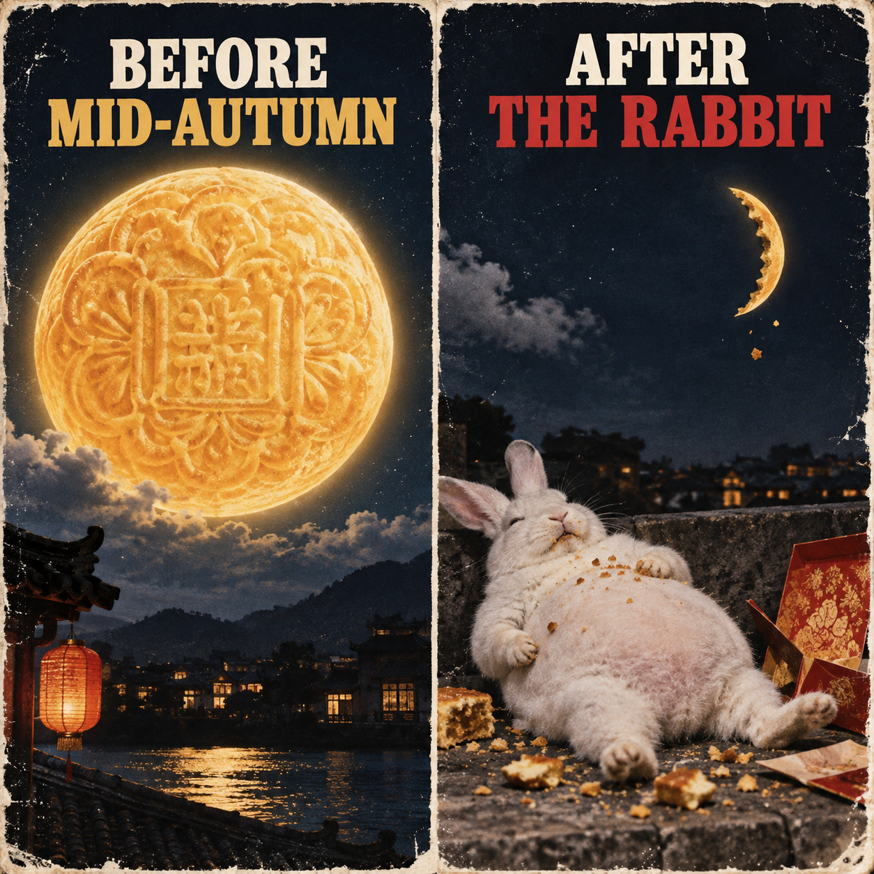Before mooncake / after mooncake